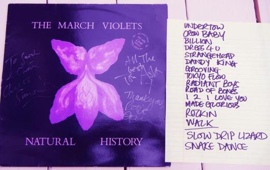 March Violets Natural History signed