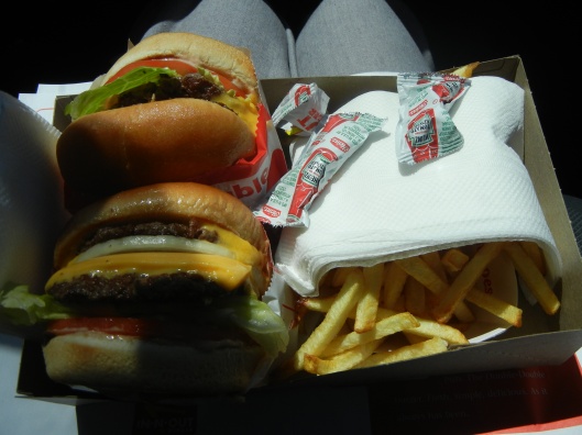 In-N-Out Burger meal